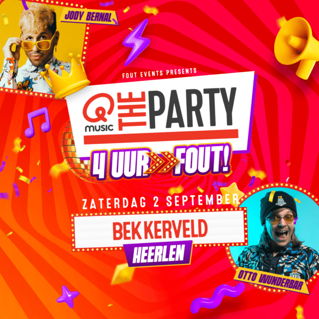 Qmusic – Eventbanner – Heerlen – 1×1